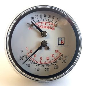Tridicator/Boiler Gauge Model BRPT
