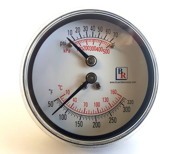 Tridicator/Boiler Gauge Model BRPT
