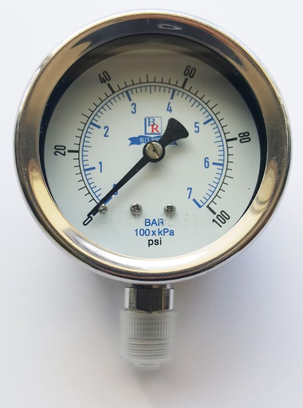 2.5" Dial  Bottom Connected Gauge SS Model BR300 - Image 4
