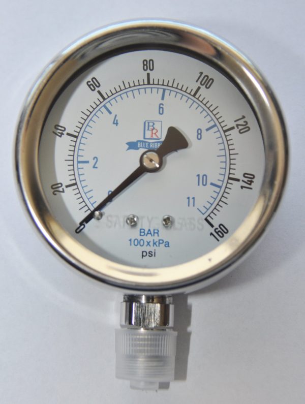 2.5" Dial  Bottom Connected Gauge SS Model BR300 - Image 5