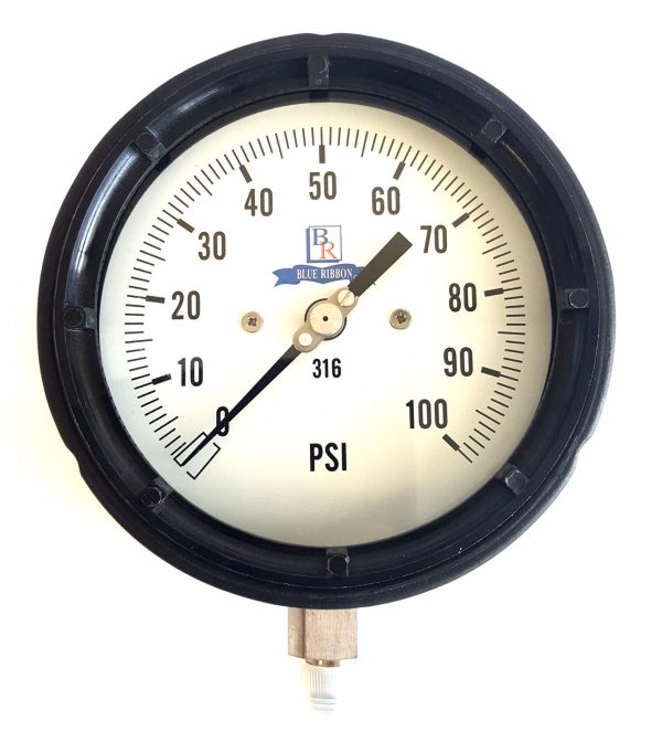 4.5" Dial SS Process Pressure Gauge Model BR400 BR800