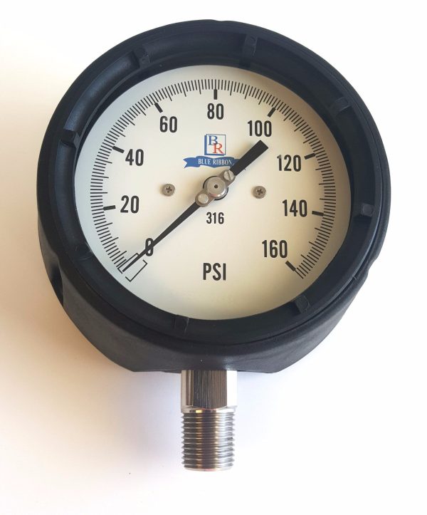 4.5" Dial SS Process Pressure Gauge Model BR400 BR800 - Image 4