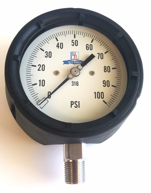 4.5" Dial SS Process Pressure Gauge Model BR400 BR800 - Image 5