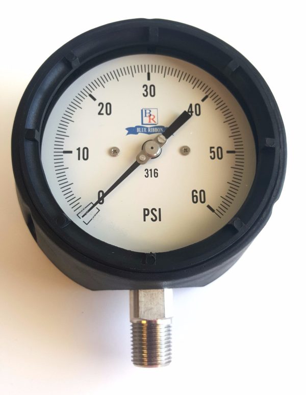 4.5" Dial SS Process Pressure Gauge Model BR400 BR800 - Image 6