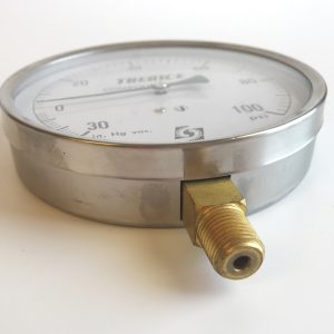 4.5" Trerice Compound Gauge 30" HG VAC/100PSI - Image 3