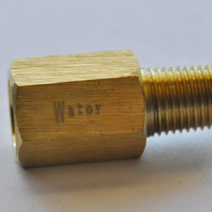 Brass Pressure Snubber - 1/4" NPT male x 1/4" Female