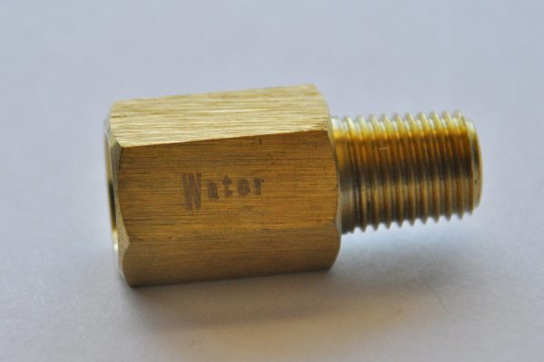 Brass Pressure Snubber - 1/4" NPT male x 1/4" Female
