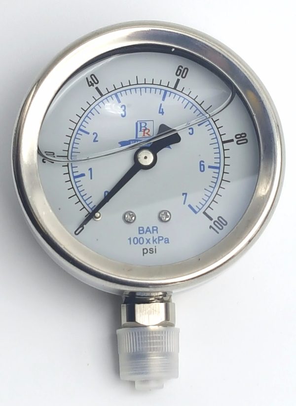 2.5" Dial  Bottom Connected Gauge SS Model BR300 - Image 7