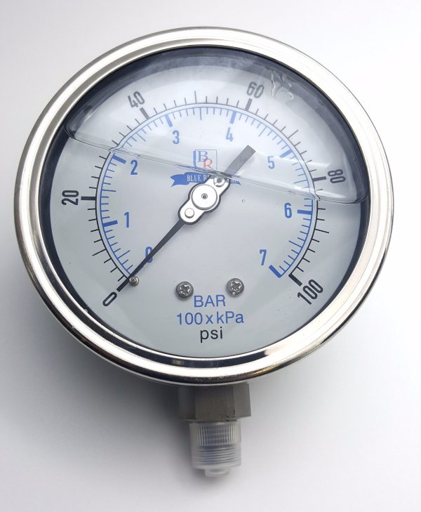 2.5" Dial  Bottom Connected Gauge SS Model BR300 - Image 8