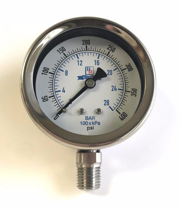 2.5" Dial  Bottom Connected Gauge SS Model BR300 - Image 10